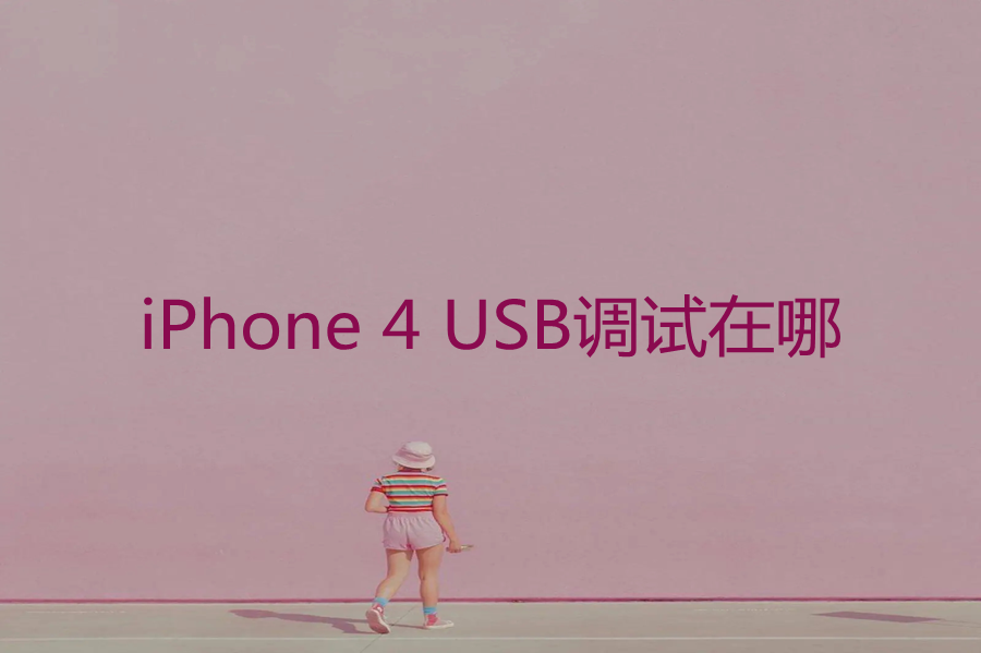 iPhone 4 USB调试在哪？苹果4 USB调试模式打开方法